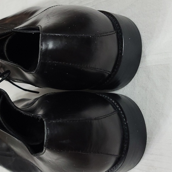 Kenneth Cole NY Techni-Cole Mens Dress Shoes Black Leather Laces Sz 13M EUC - Picture 6 of 12